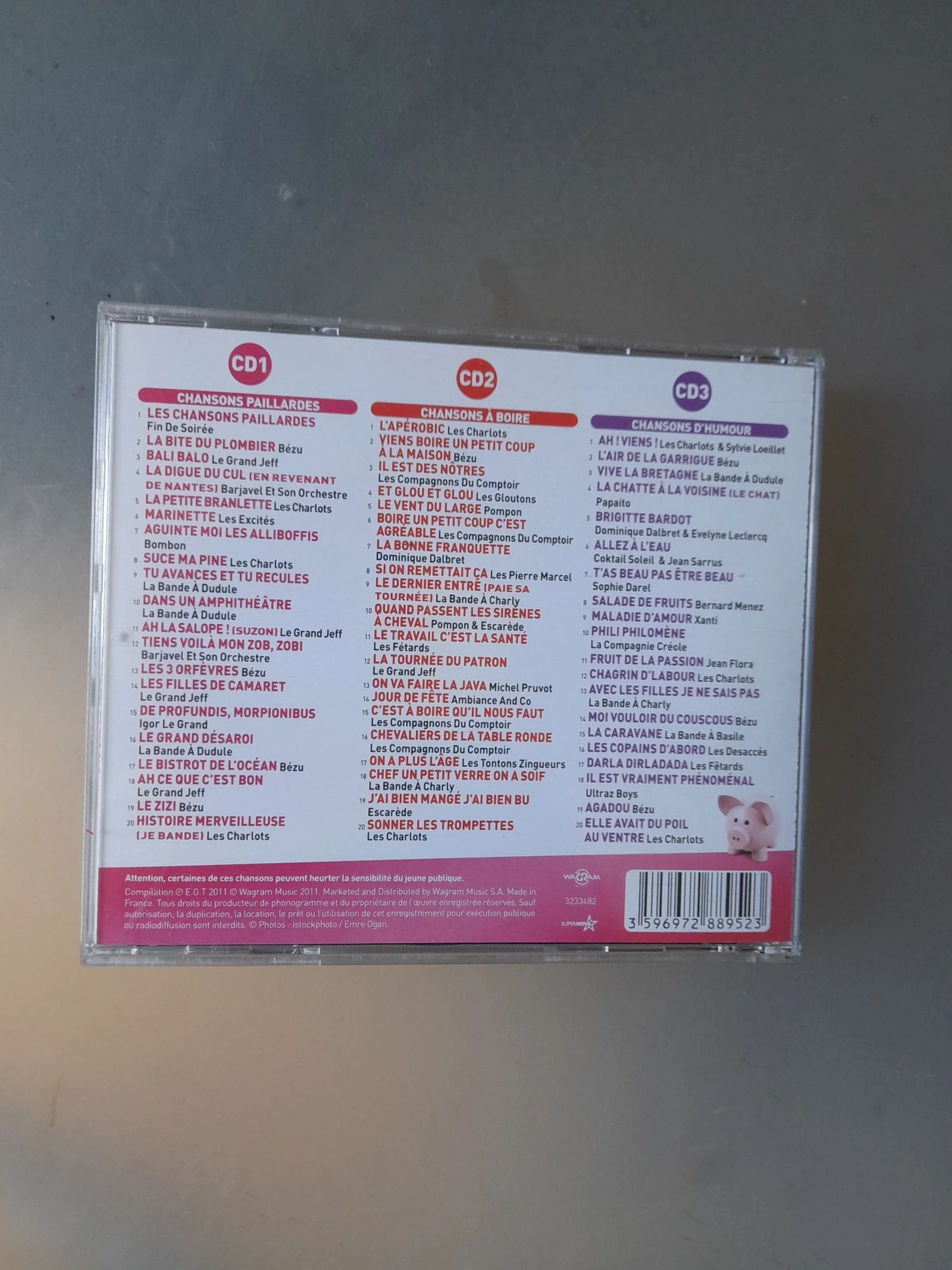 CD chansons paillardes – photo 2